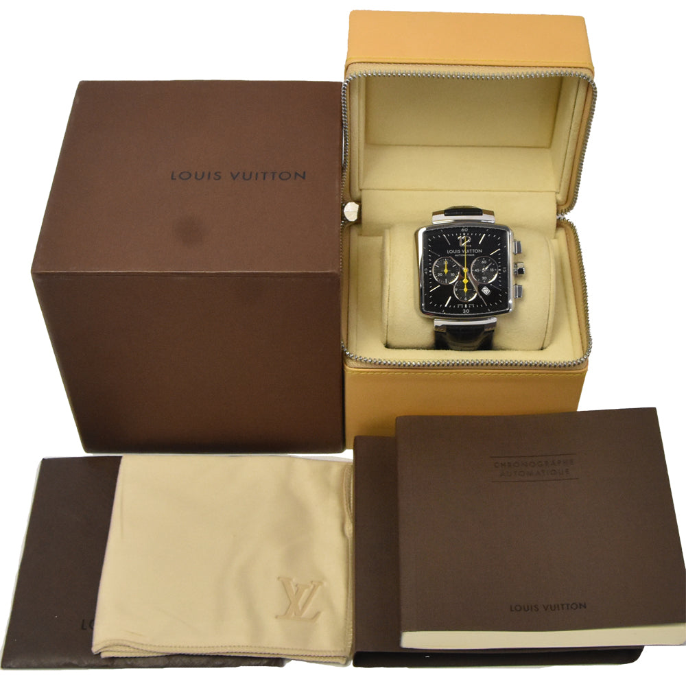 with paper LOUIS VUITTON Speedy Q212G black Dial Automatic Men's
 Watch A#146642