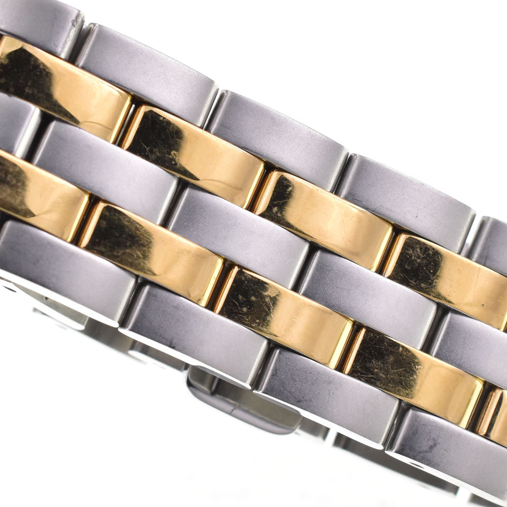 GUCCI 5500M Stainless Steel / Gold Plated Date white Dial Quartz Men's
 Watch □#146650