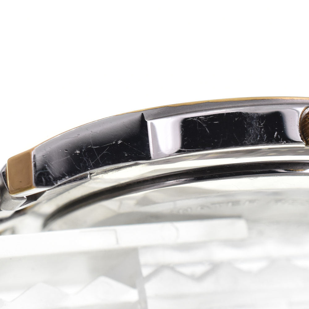GUCCI 5500M Stainless Steel / Gold Plated Date white Dial Quartz Men's
 Watch □#146650
