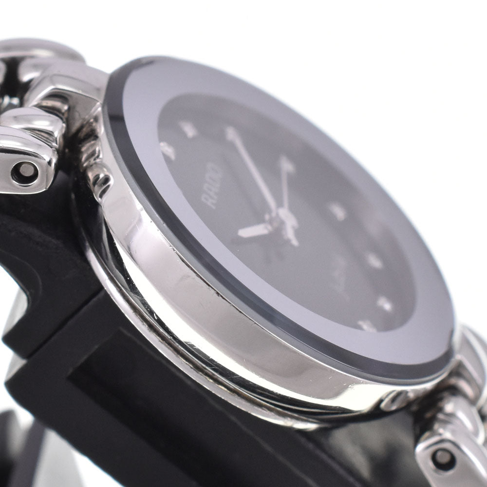RADO Jubilee 318.3744.4 12P diamond black Dial Quartz Ladies
 Watch H#146653