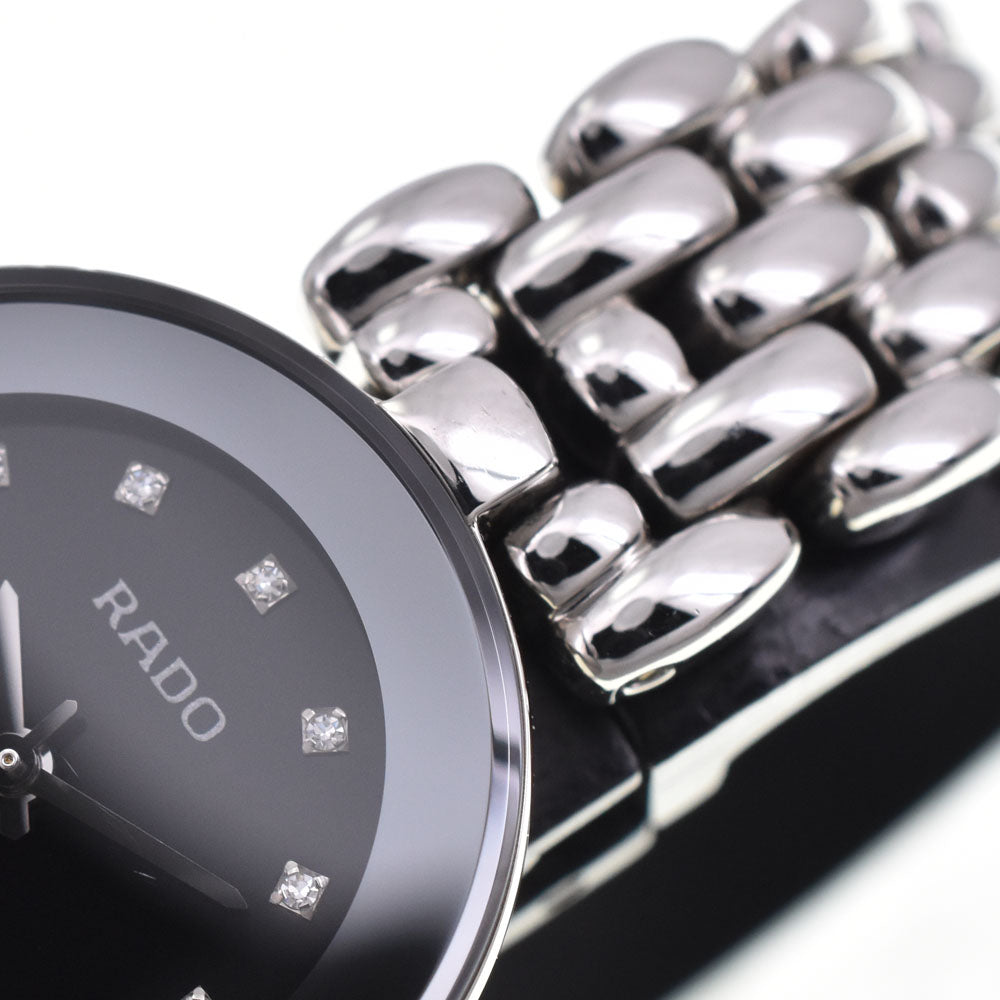 RADO Jubilee 318.3744.4 12P diamond black Dial Quartz Ladies
 Watch H#146653