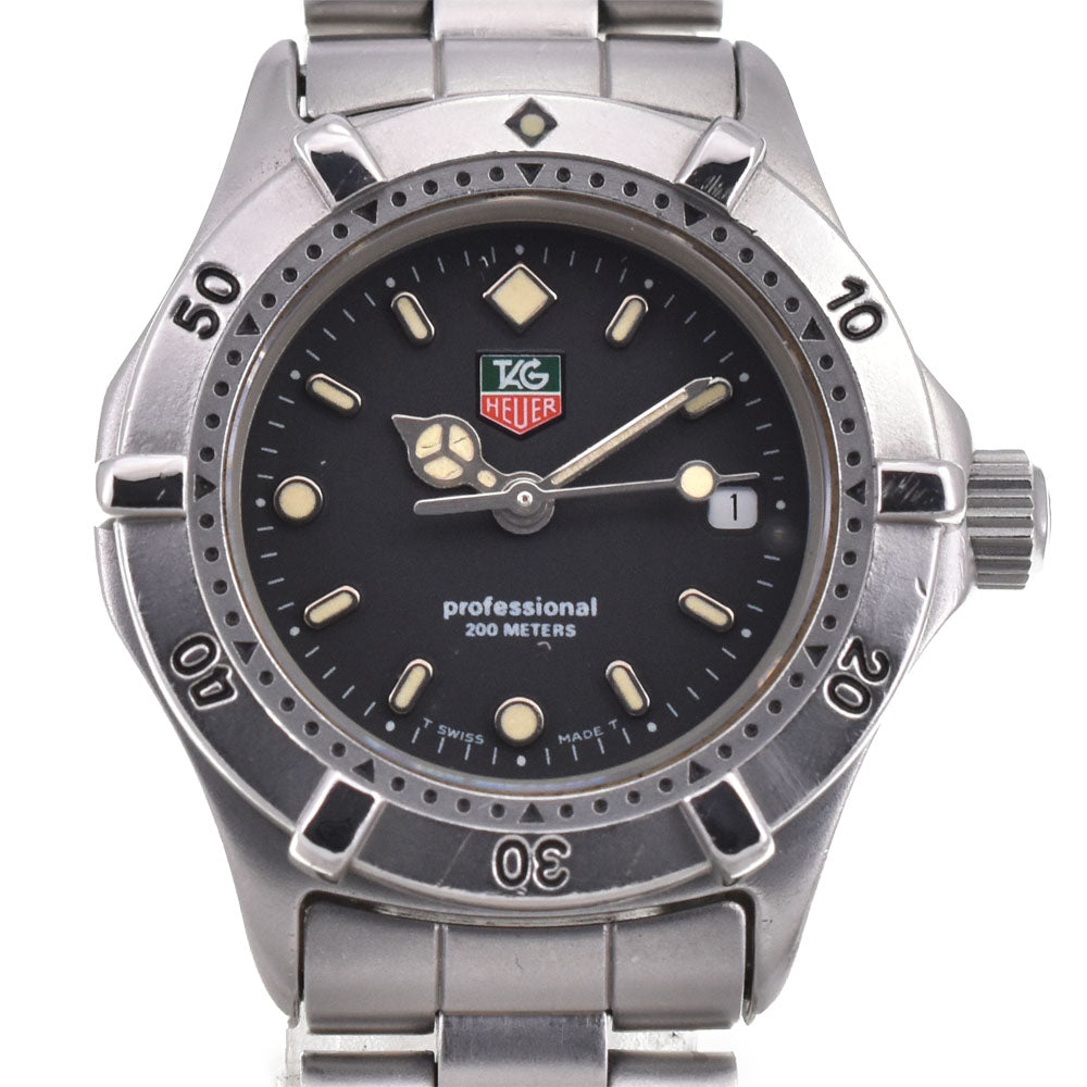 TAG HEUER professional WE1410-R Date black Dial Quartz Ladies
 Watch A#146657