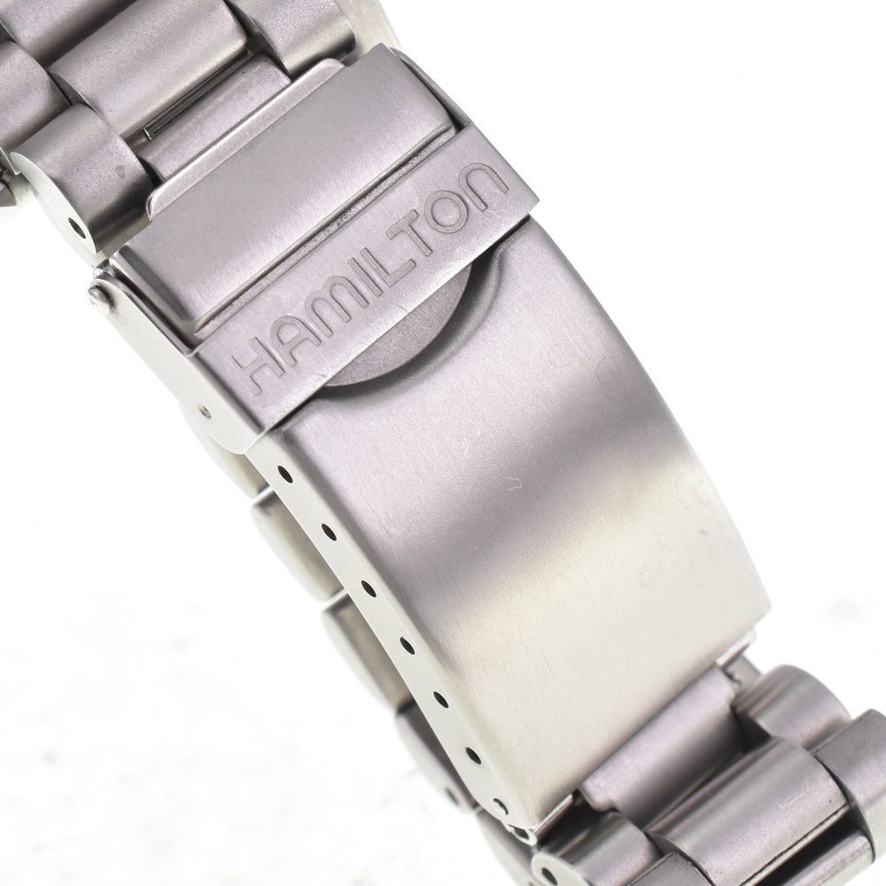 with paper HAMILTON khaki 9745B Date black Dial Quartz Men's
 Watch E#146658