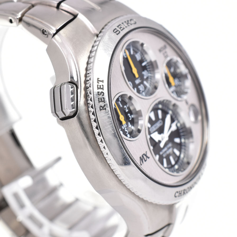 SEIKO Kinetic Chrono 9T82-0A80/SATX003 Silver Dial Auto quartz Men's
 Watch B#146659