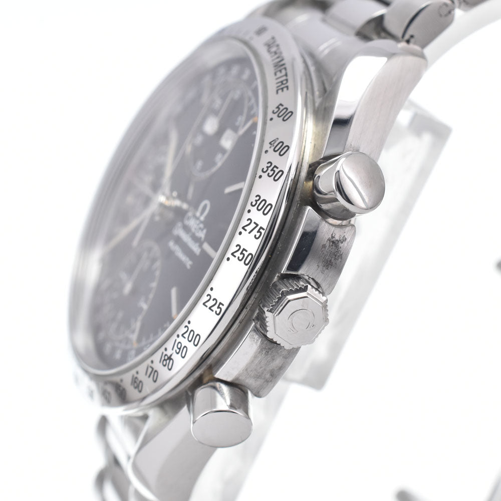 with paper OMEGA Speedmaster 3521.80 Chronograph Triple calendar blue Dial Automatic Men's
 Watch G#146664