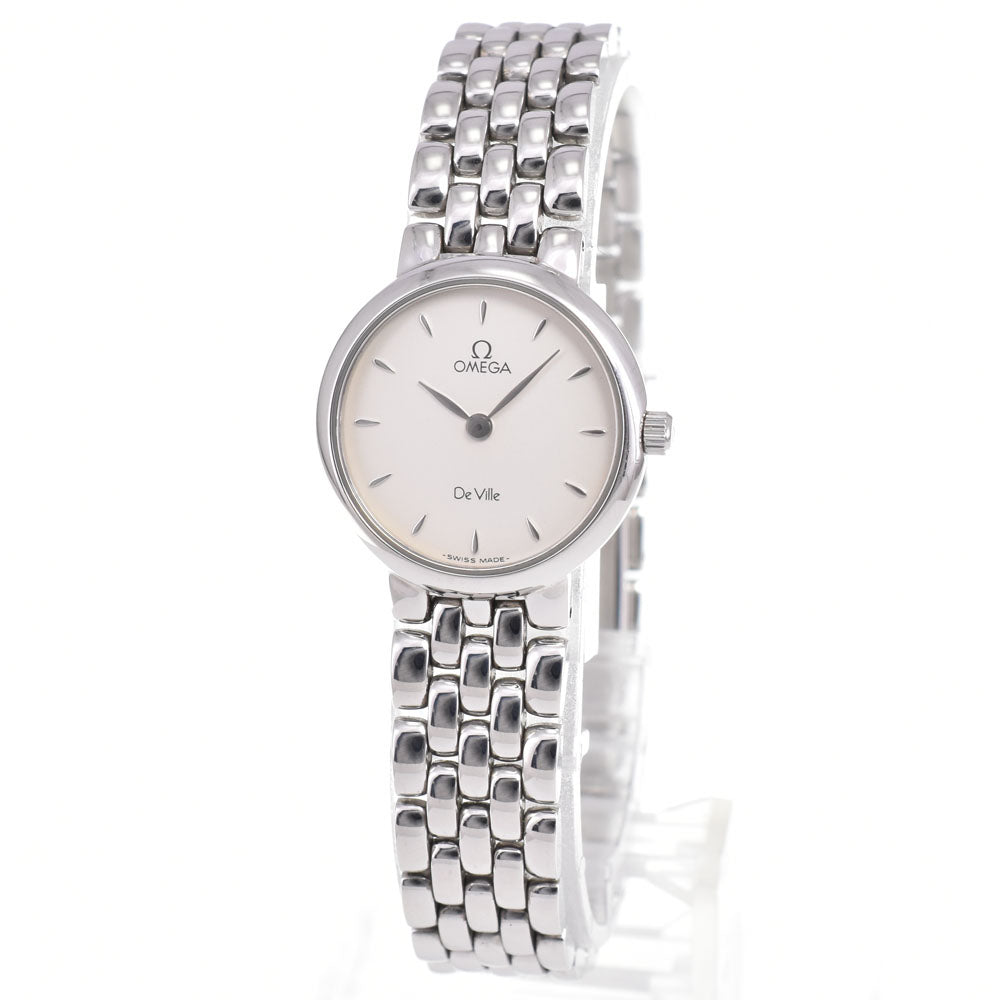 OMEGA De Ville 7560.31 Stainless Steel Silver Dial Quartz Ladies
 Watch E#146671