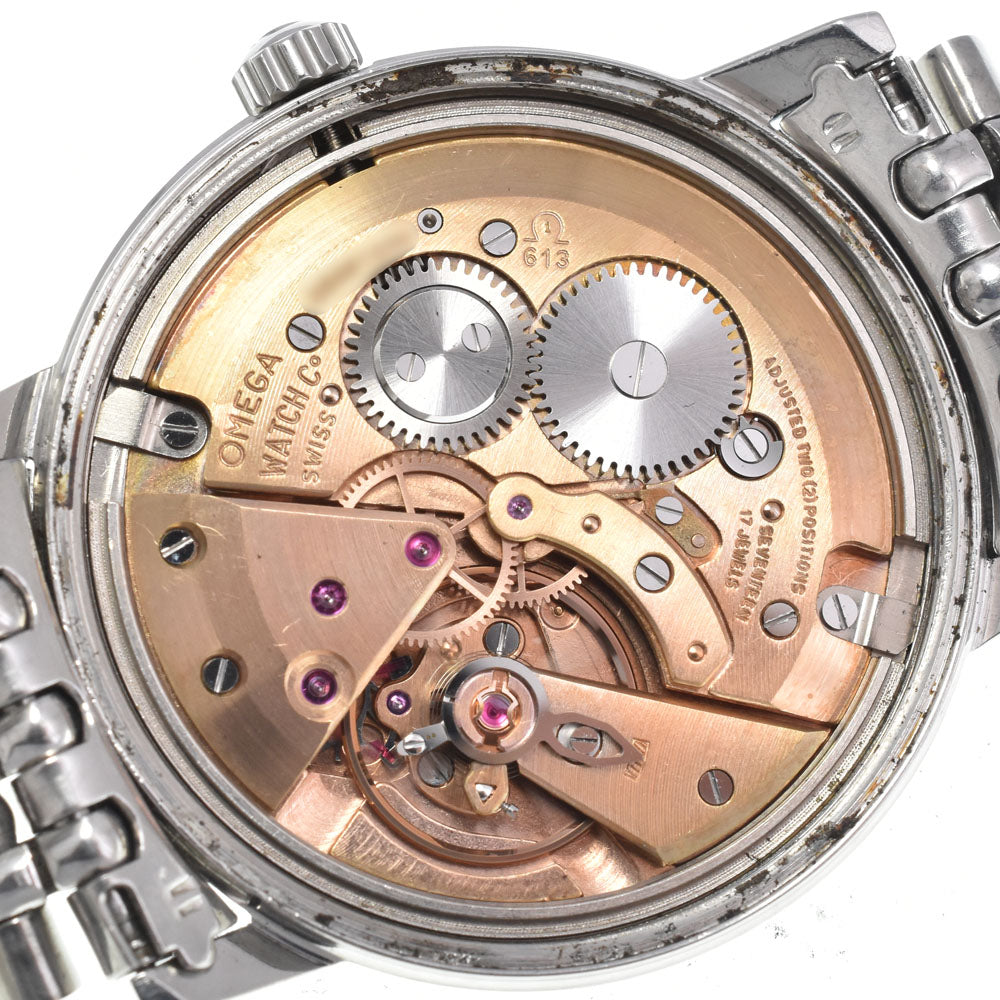 OMEGA Geneva 136.011 vintage Cal.613 Silver Dial Hand Winding Men's
 Watch J#146682