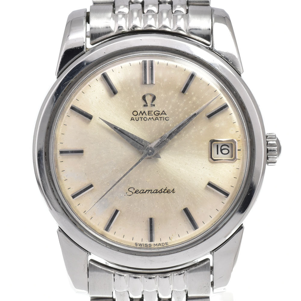 OMEGA Seamaster 166.009 vintage Cal.562 Date Silver Dial Automatic Men's
 Watch C#146684