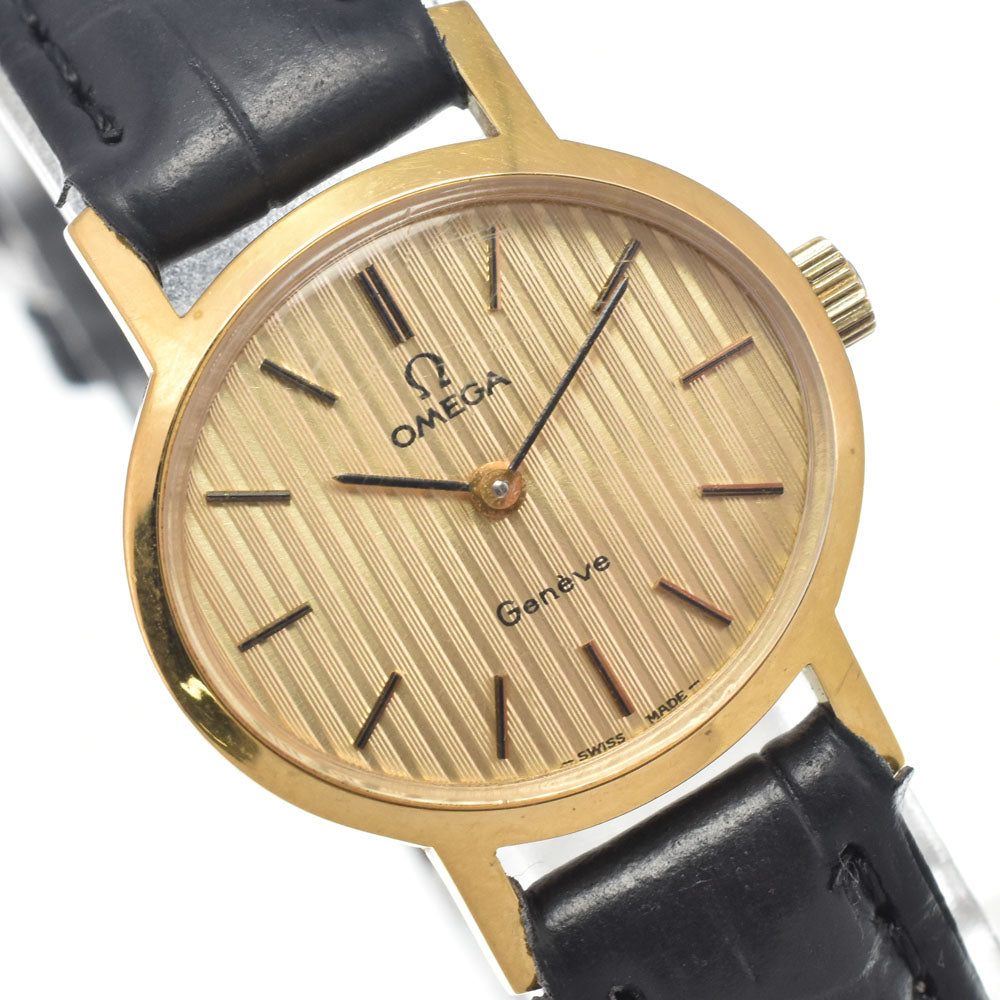 OMEGA Geneva 511.0412 vintage Cal.620 gold Dial Hand Winding Ladies
 Watch E#146688