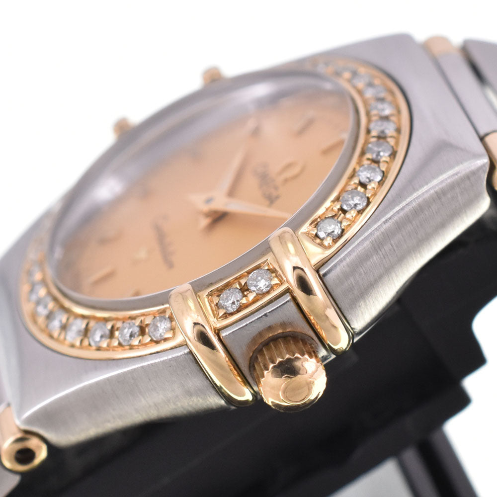 OMEGA Constellation Mini 1367.10 Bezel Diamond gold Dial Quartz Ladies
 Watch G#146690
