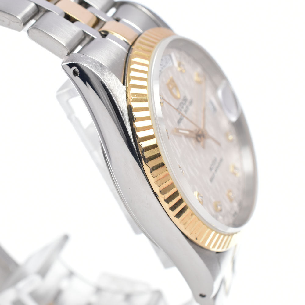 TUDOR Prince Date Day M76213-0008 10P diamond Silver Dial Automatic Men's
 Watch K#146695