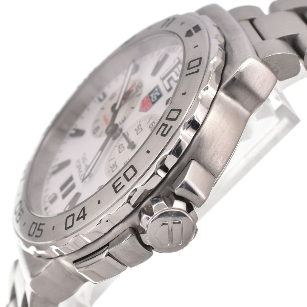 TAG HEUER Formula 1 WAU111B Chronograph white Dial Quartz Men's
 Watch C#146699