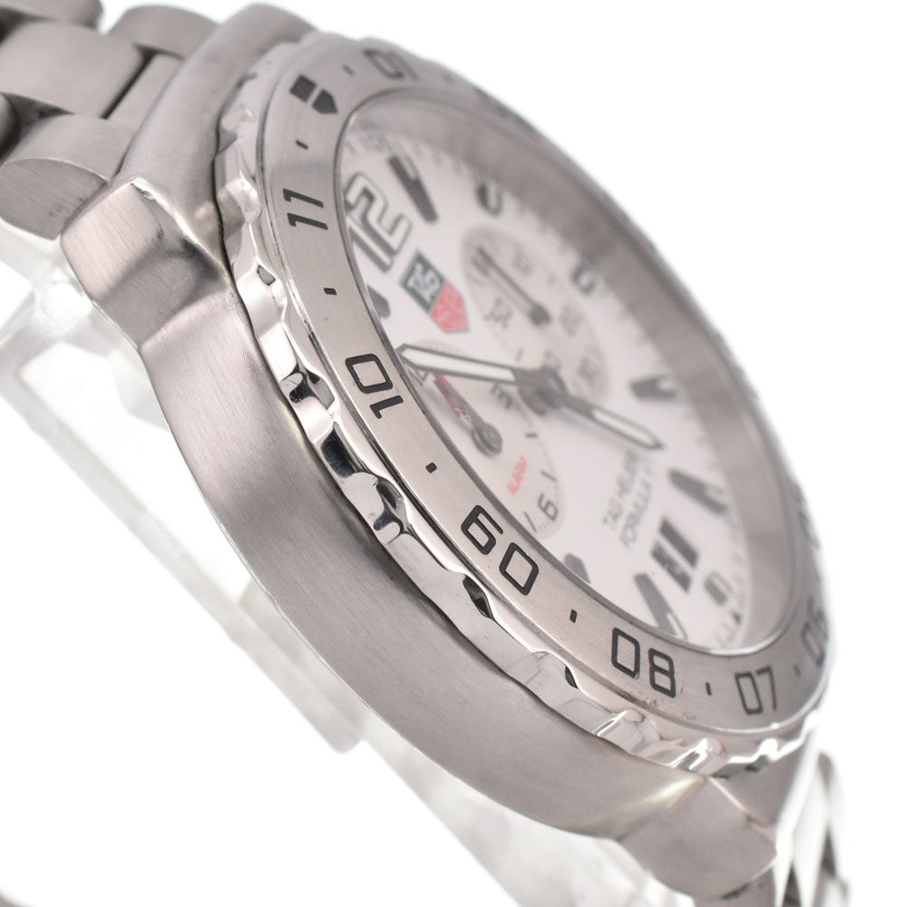 TAG HEUER Formula 1 WAU111B Chronograph white Dial Quartz Men's
 Watch C#146699