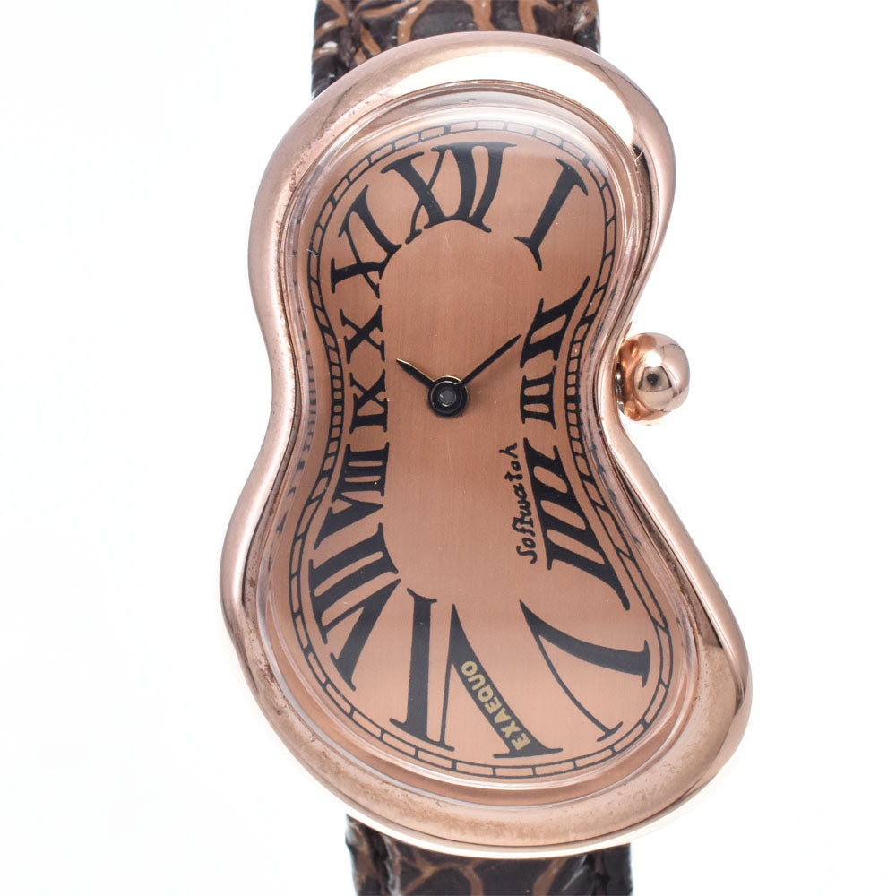 Salvador Dali soft watch 92010 One piece case Rose gold Dial Quartz Ladies
 Watch N#146701