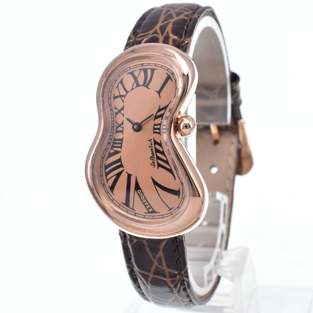 Salvador Dali soft watch 92010 One piece case Rose gold Dial Quartz Ladies
 Watch N#146701