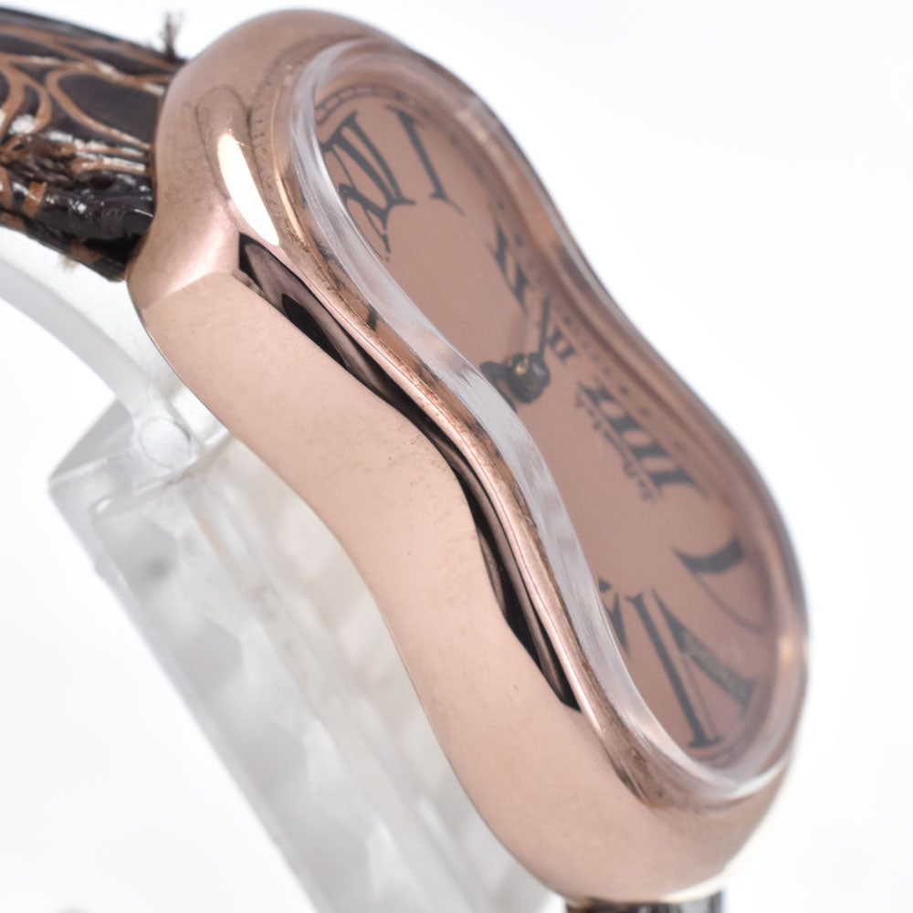 Salvador Dali soft watch 92010 One piece case Rose gold Dial Quartz Ladies
 Watch N#146701