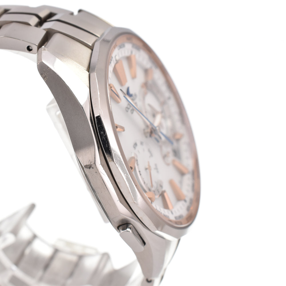 CASIO Oceanus Manta OCW-S3400E-7AJF Silver Dial Radio Sync Solar Men's
 Watch A#146712