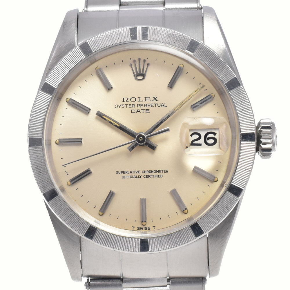 ROLEX Oyster perpetual date 1501 vintage Cal.1570 Silver Dial Automatic Men's
 Watch K#146719