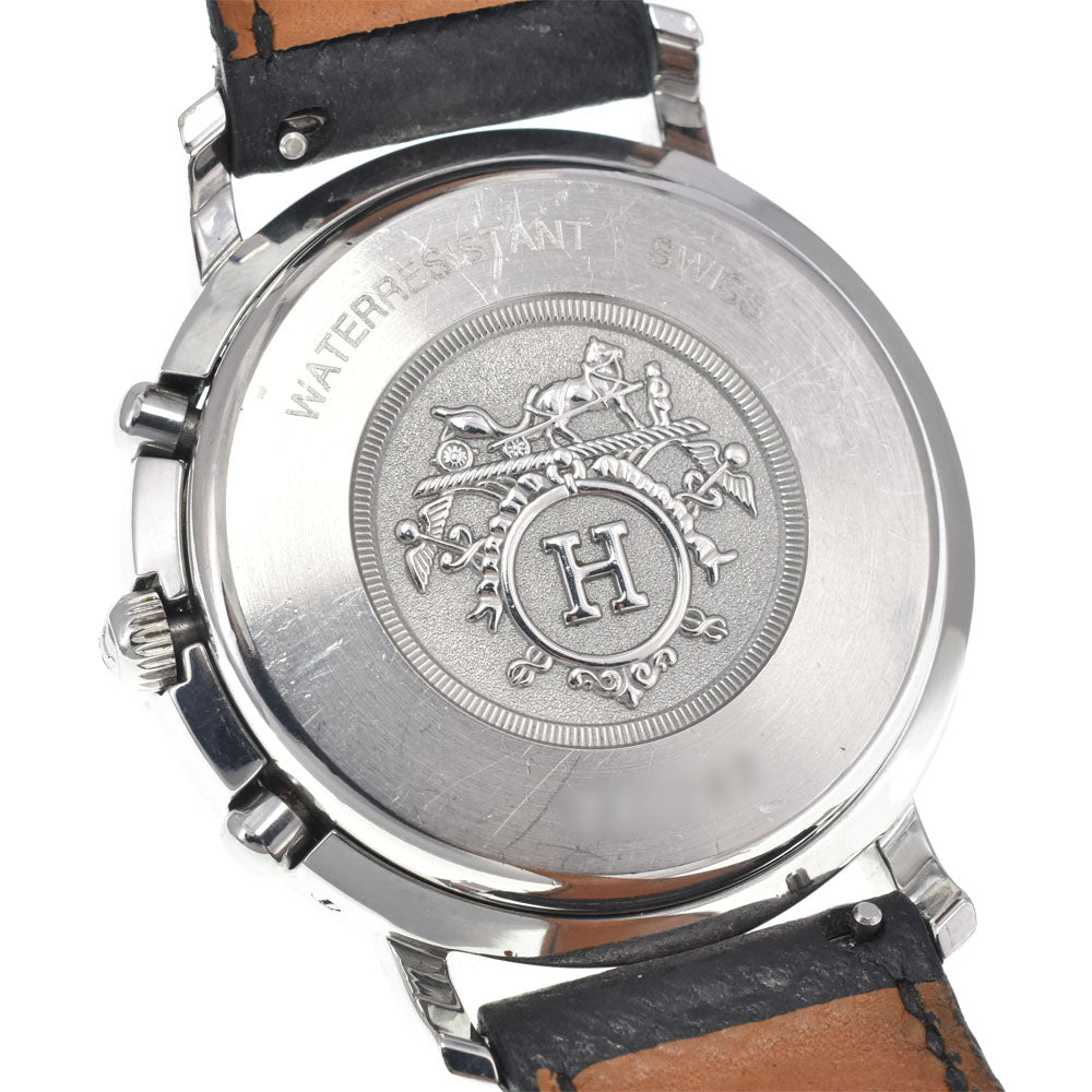 HERMES Clipper CL1.910 Chronograph white Dial Quartz Men's
 Watch J#146724