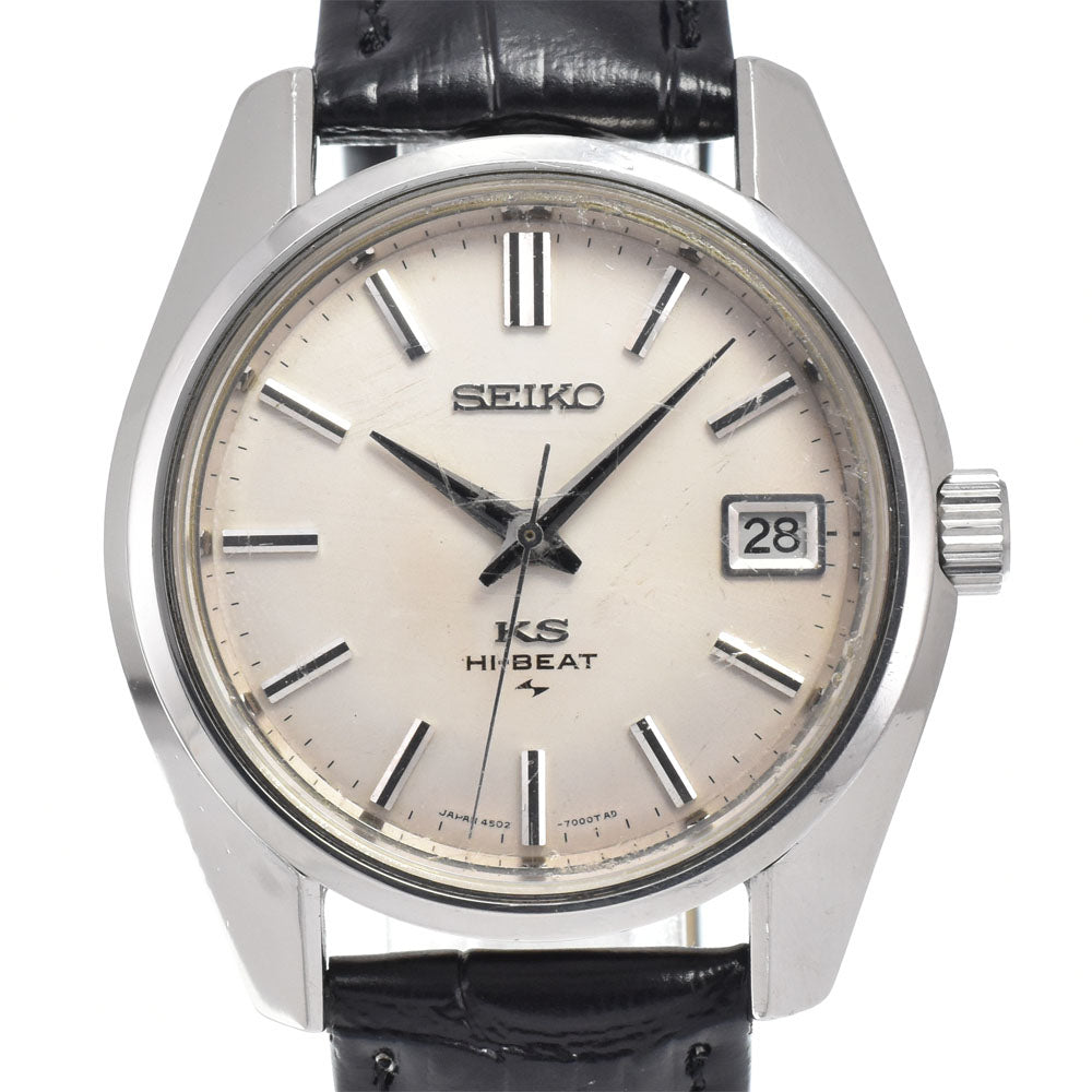 SEIKO King Seiko 4502-7000 HI-BEAT Silver Dial Hand Winding Men's
 Watch C#146729