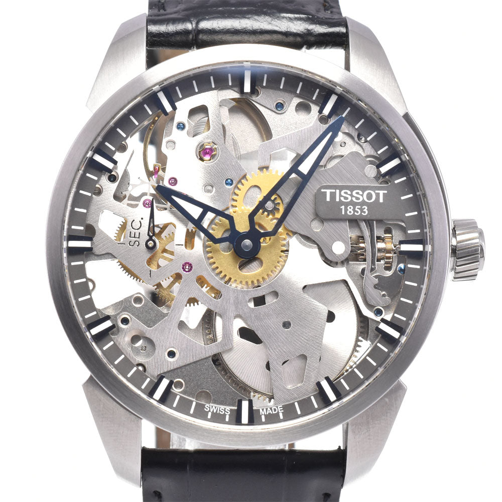 with paper TISSOT T-Complication Skelete T070.405.16.411.00 skeleton Dial Hand Winding Men's
 Watch C#146731