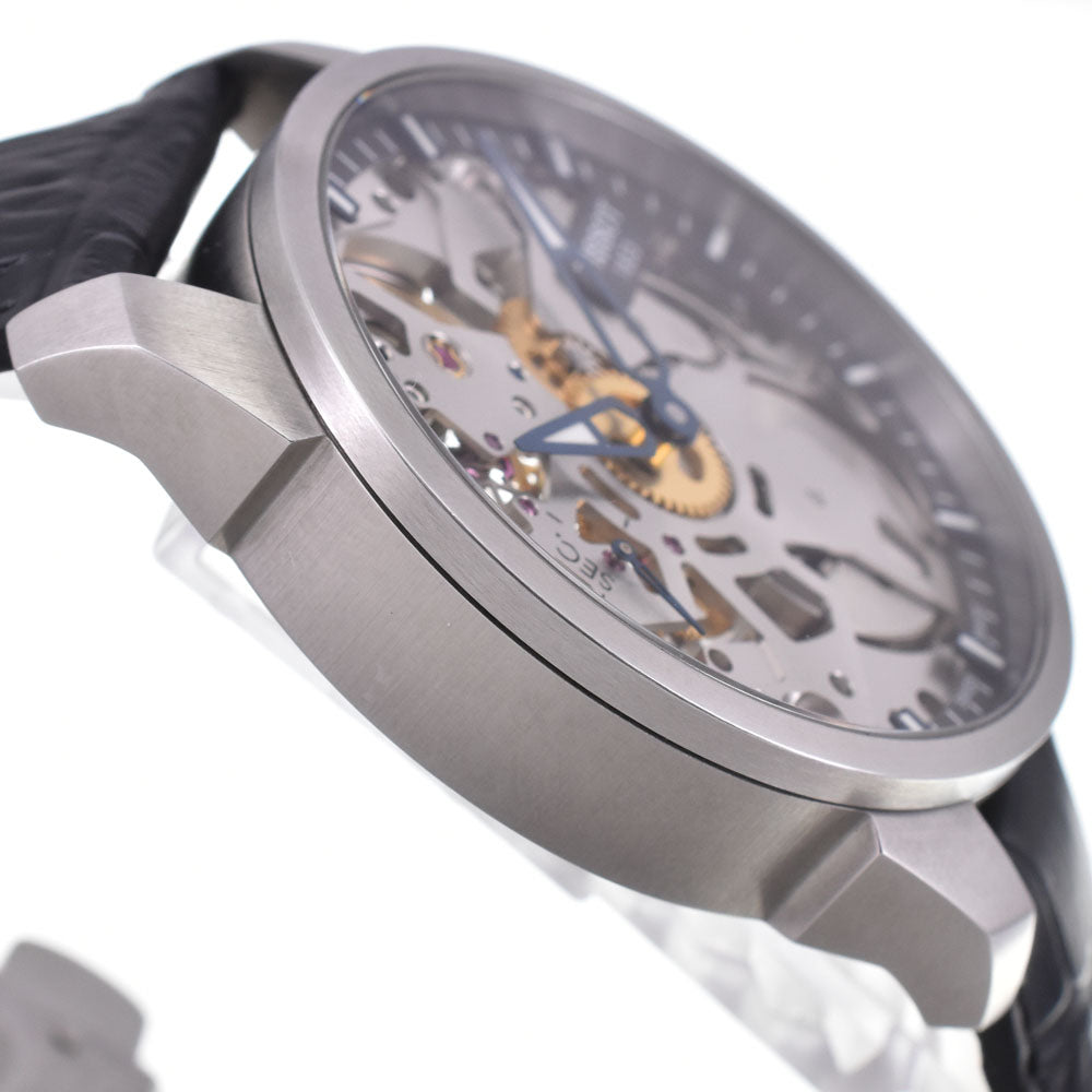 with paper TISSOT T-Complication Skelete T070.405.16.411.00 skeleton Dial Hand Winding Men's
 Watch C#146731
