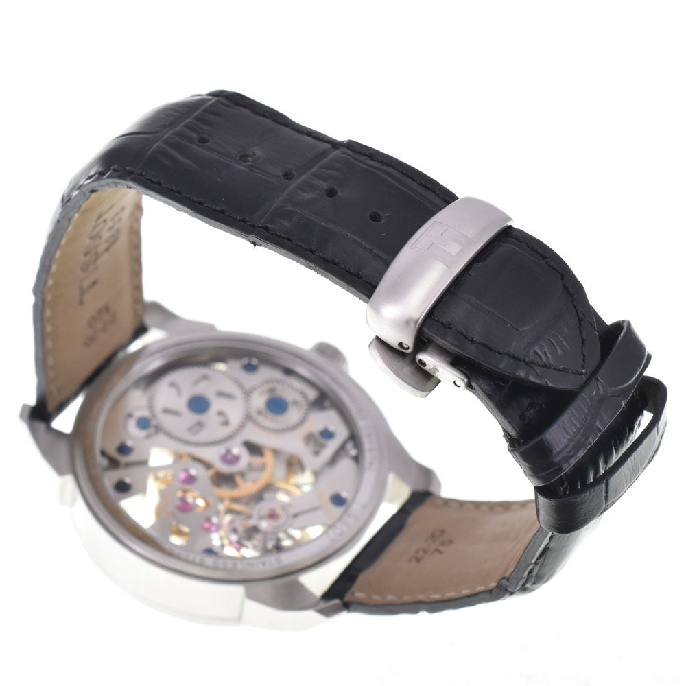 with paper TISSOT T-Complication Skelete T070.405.16.411.00 skeleton Dial Hand Winding Men's
 Watch C#146731
