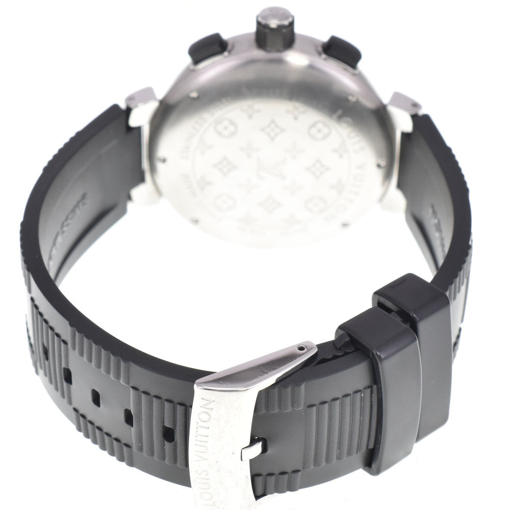 LOUIS VUITTON Tambour in black Q118F Analog&Digital black Dial Quartz Men's
 Watch C#146738