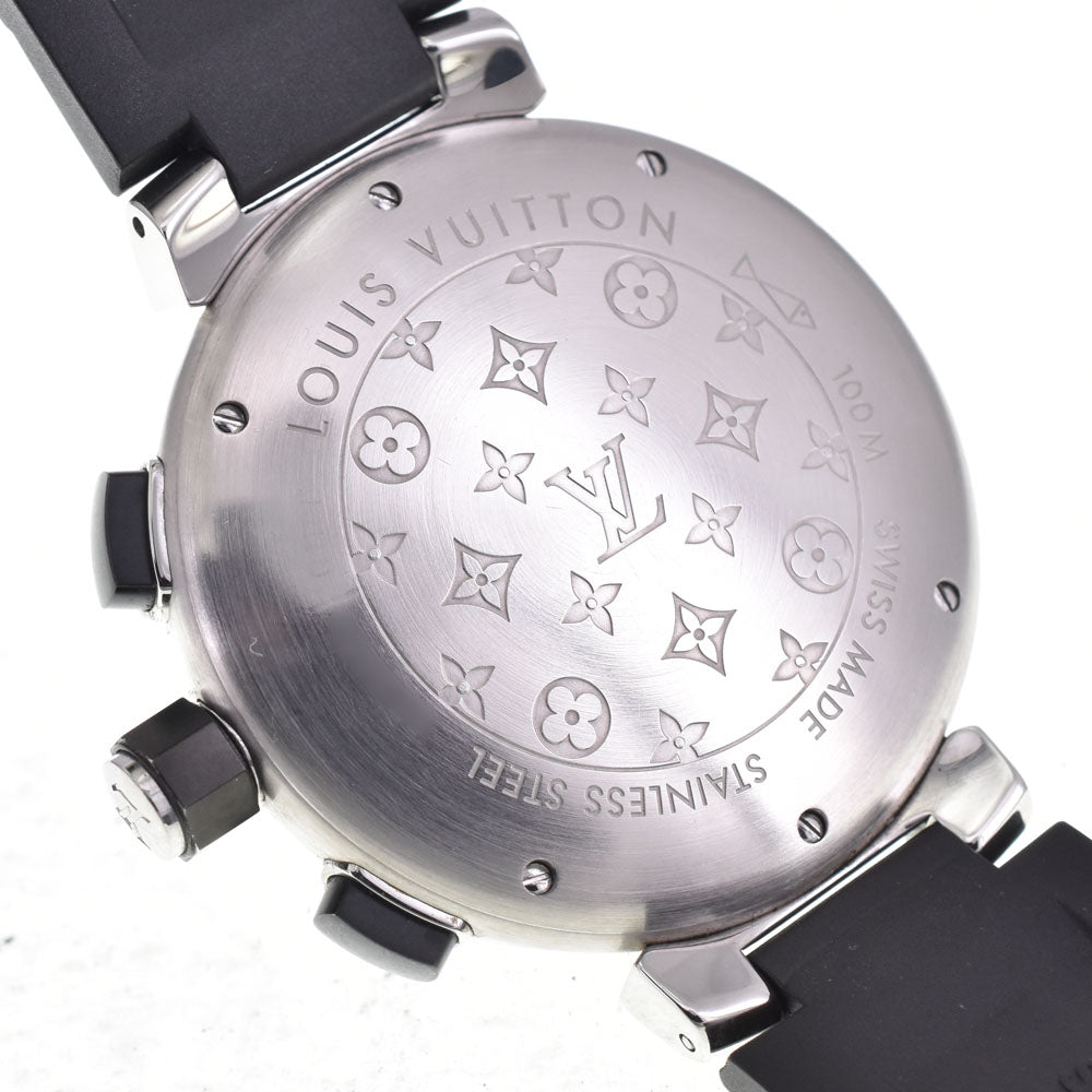 LOUIS VUITTON Tambour in black Q118F Analog&Digital black Dial Quartz Men's
 Watch C#146738