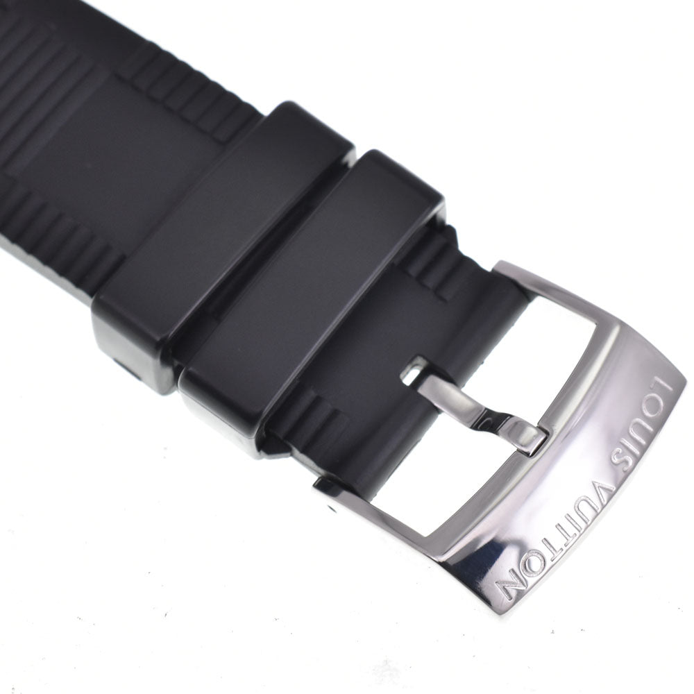 LOUIS VUITTON Tambour in black Q118F Analog&Digital black Dial Quartz Men's
 Watch C#146738