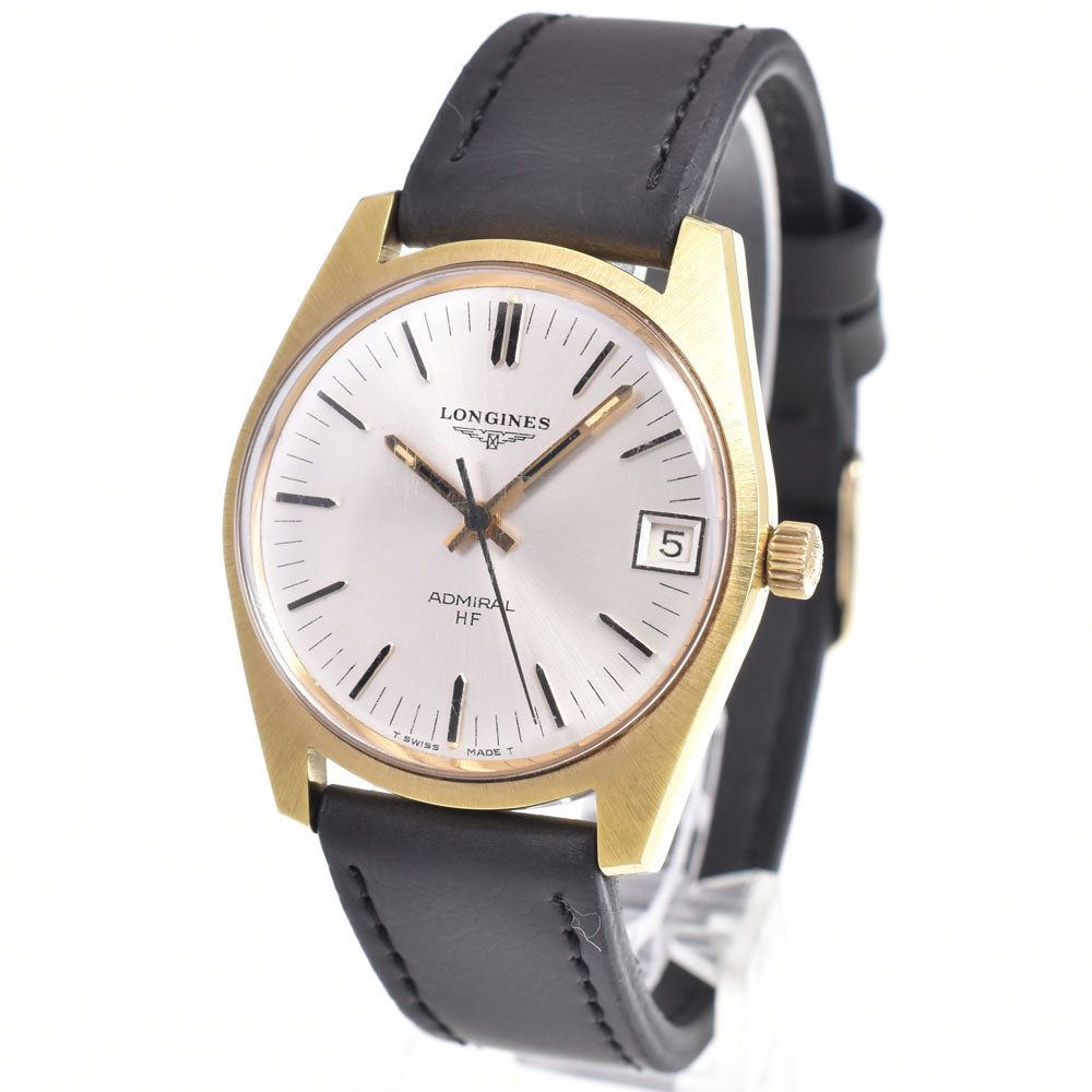 LONGINES Admiral HF Date Silver Dial Hand Winding Men's
 Watch D#146743