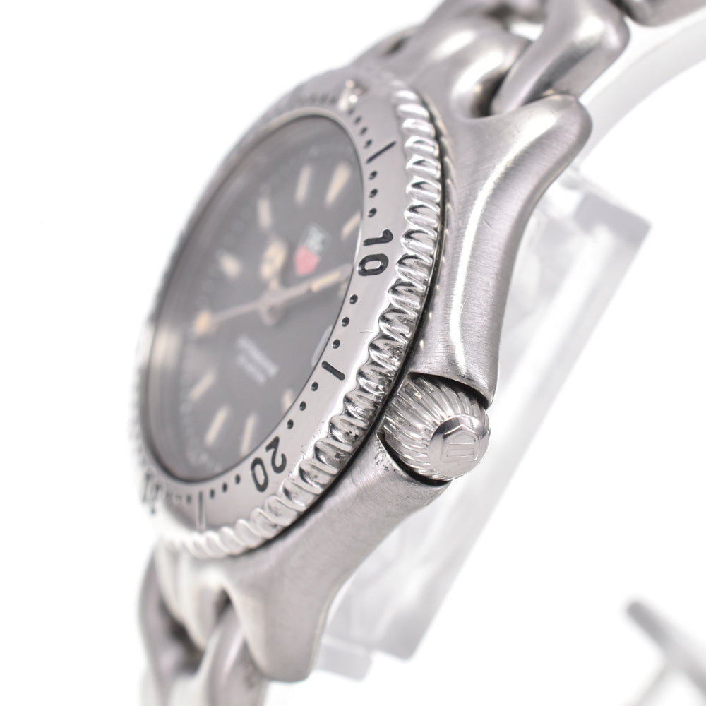 TAG HEUER S/el WG1313-0 Date gray Dial Quartz Ladies
 Watch G#146752