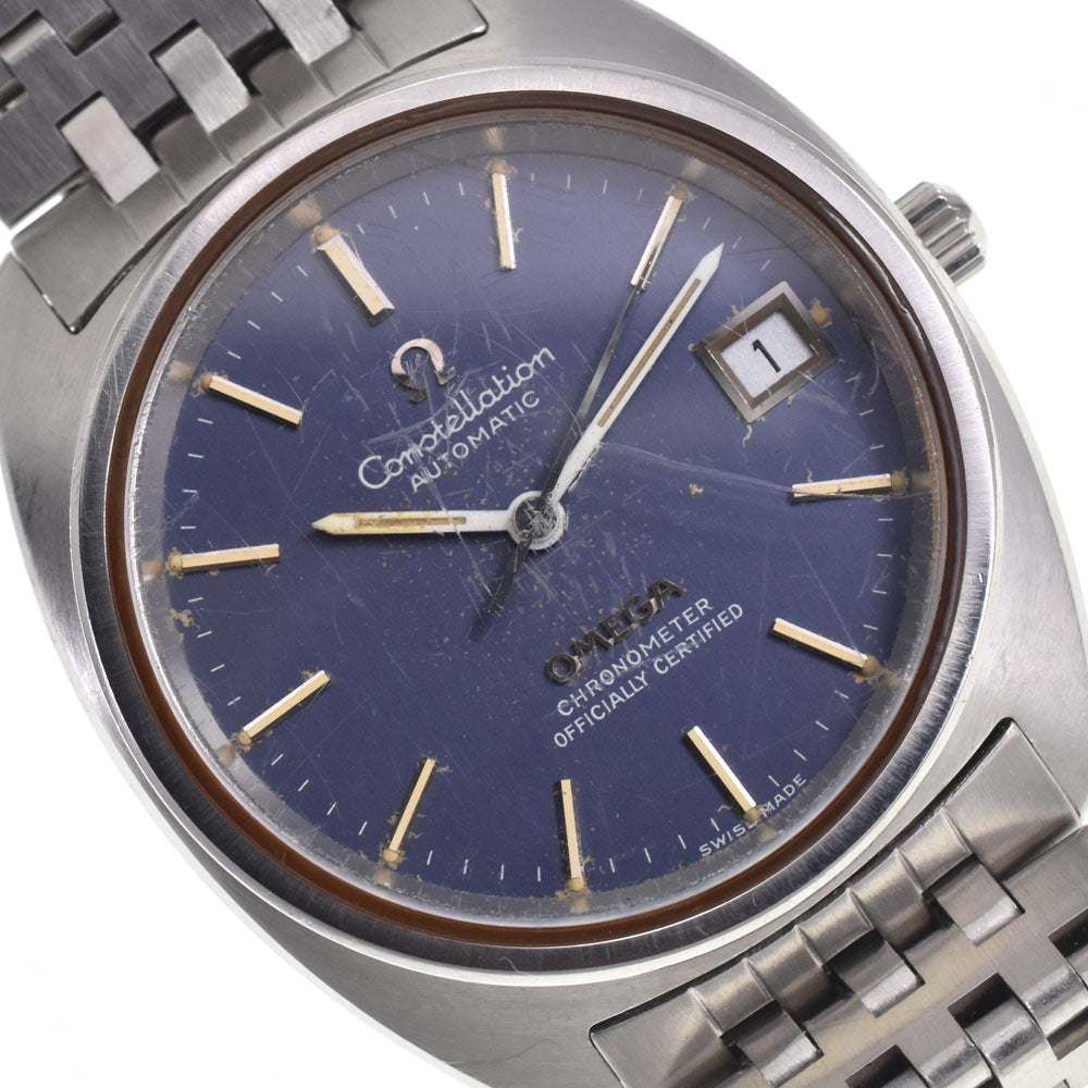 OMEGA Constellation 168.0056 vintage Cal.1011 blue Dial Automatic Men's
 Watch J#146757