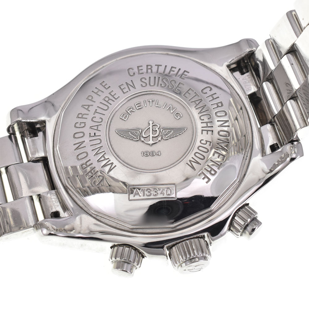 with paper BREITLING Super Ocean A13340 Blue / White Dial Automatic Men's
 Watch C#146759
