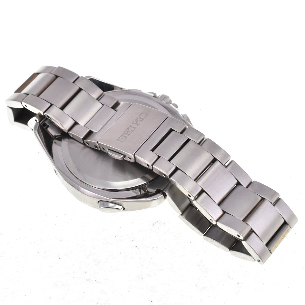 with paper SEIKO Brights 8B82-0AL0 Chronograph blue Dial Radio Sync Solar Men's
 Watch G#146761