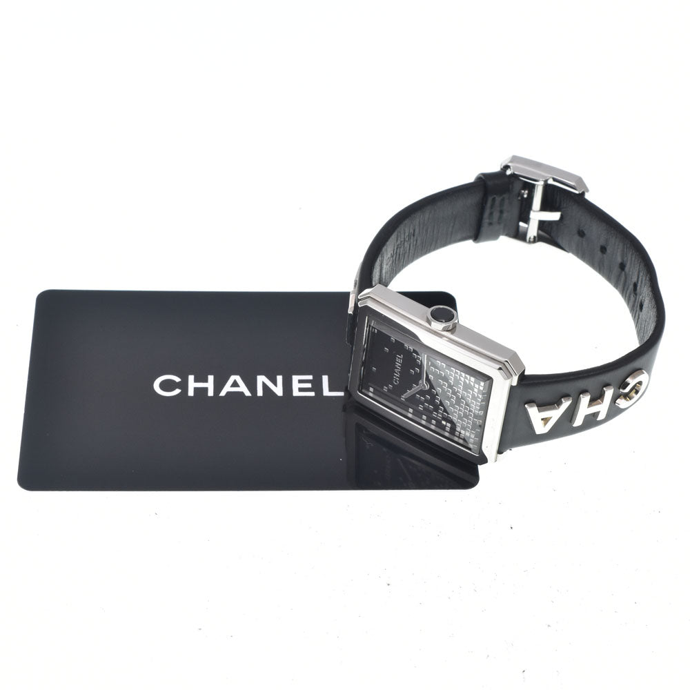 with paper CHANEL Boyfriend Wanted H7470 Black / Silver Dial Quartz Ladies
 Watch D#146767