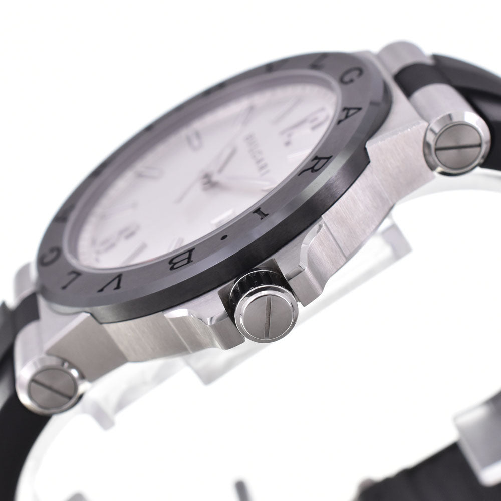with paper BVLGARI Diagono DG42SC Silver Dial Automatic Men's
 Watch B#146769