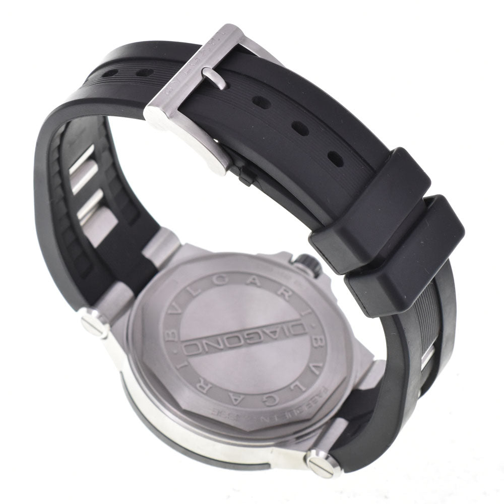 with paper BVLGARI Diagono DG42SC Silver Dial Automatic Men's
 Watch B#146769