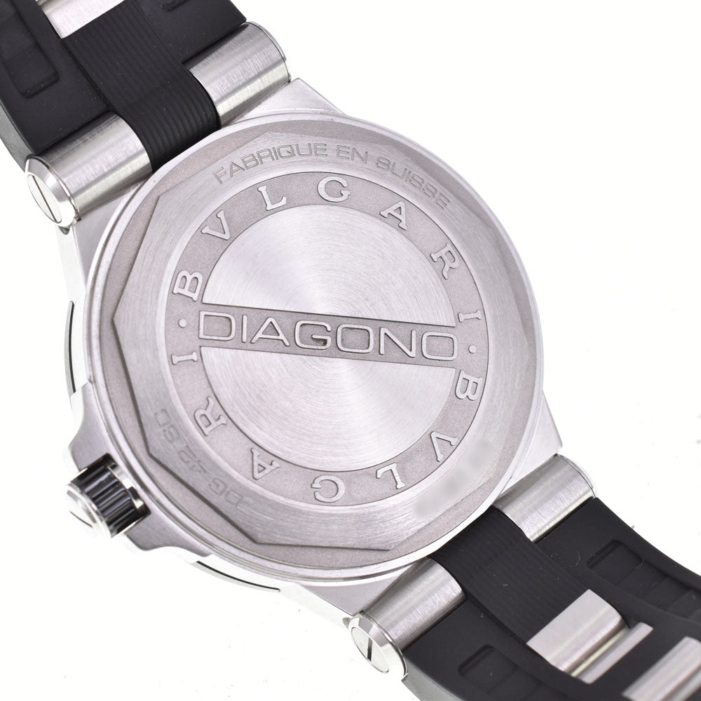 with paper BVLGARI Diagono DG42SC Silver Dial Automatic Men's
 Watch B#146769
