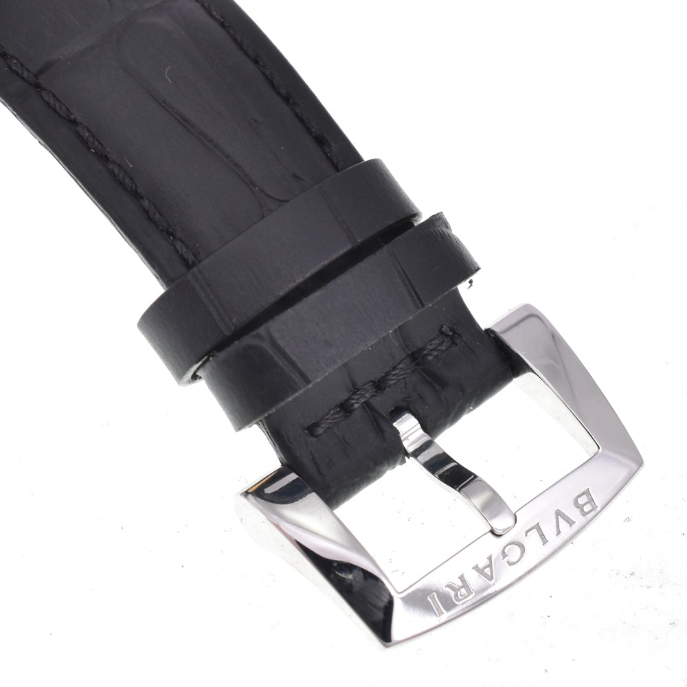 with paper BVLGARI Sotirio SB42SDR Retrograde black Dial Automatic Men's
 Watch D#146771
