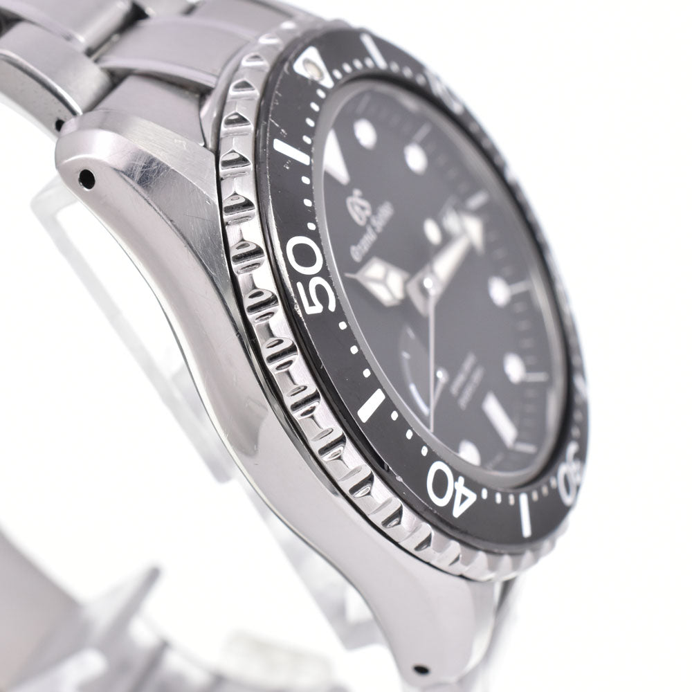 with paper SEIKO Grand Seiko Divers SBGA229/9R65-0AM0 black Dial Spring drive Men's
 Watch B#146774