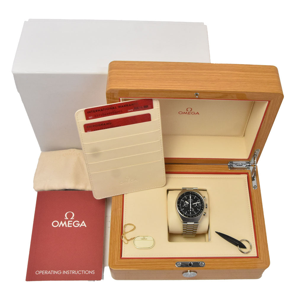 with paper OMEGA Speedmaster Mark II Co-Axial 327.10.43.50.01.001 Chronograph black Dial Automatic Men's
 Watch B#146775