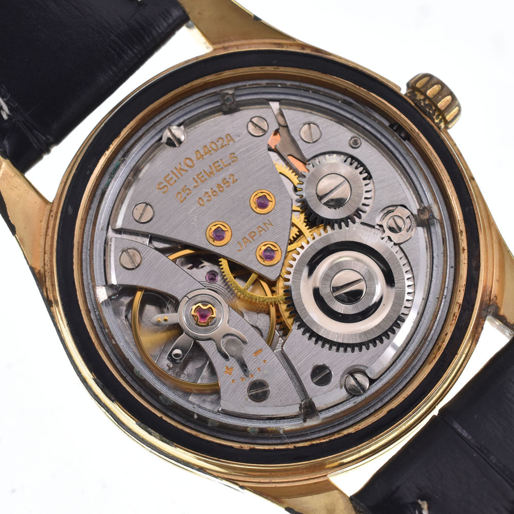 SEIKO King Seiko 4402-8000 vintage Date Silver Dial Hand Winding Men's
 Watch M#146776