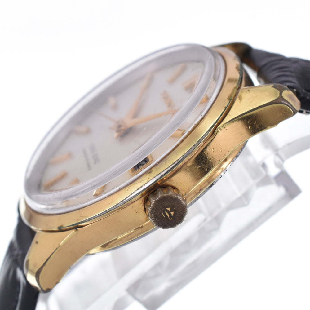 SEIKO King Seiko 4402-8000 vintage Date Silver Dial Hand Winding Men's
 Watch M#146776