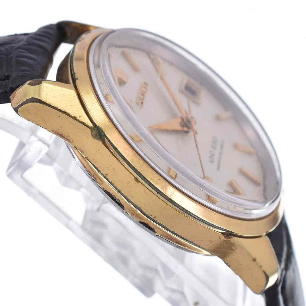SEIKO King Seiko 4402-8000 vintage Date Silver Dial Hand Winding Men's
 Watch M#146776