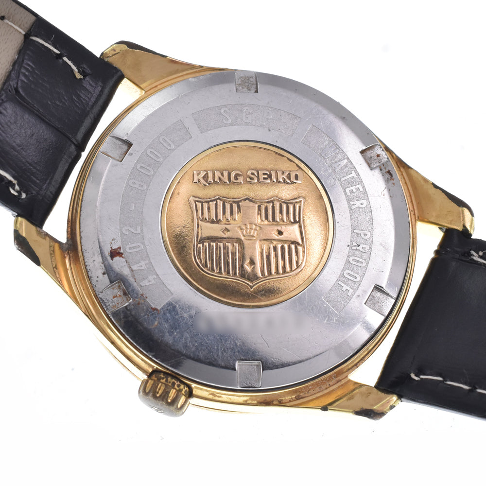 SEIKO King Seiko 4402-8000 vintage Date Silver Dial Hand Winding Men's
 Watch M#146776