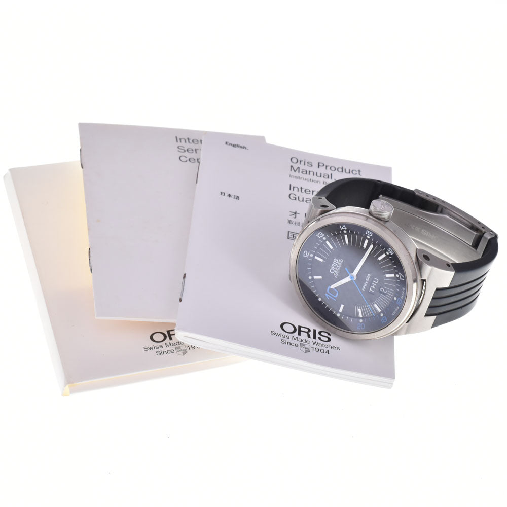 with paper ORIS Nico Rosberg 7586 Limited item black Dial Automatic Men's
 Watch J#146779