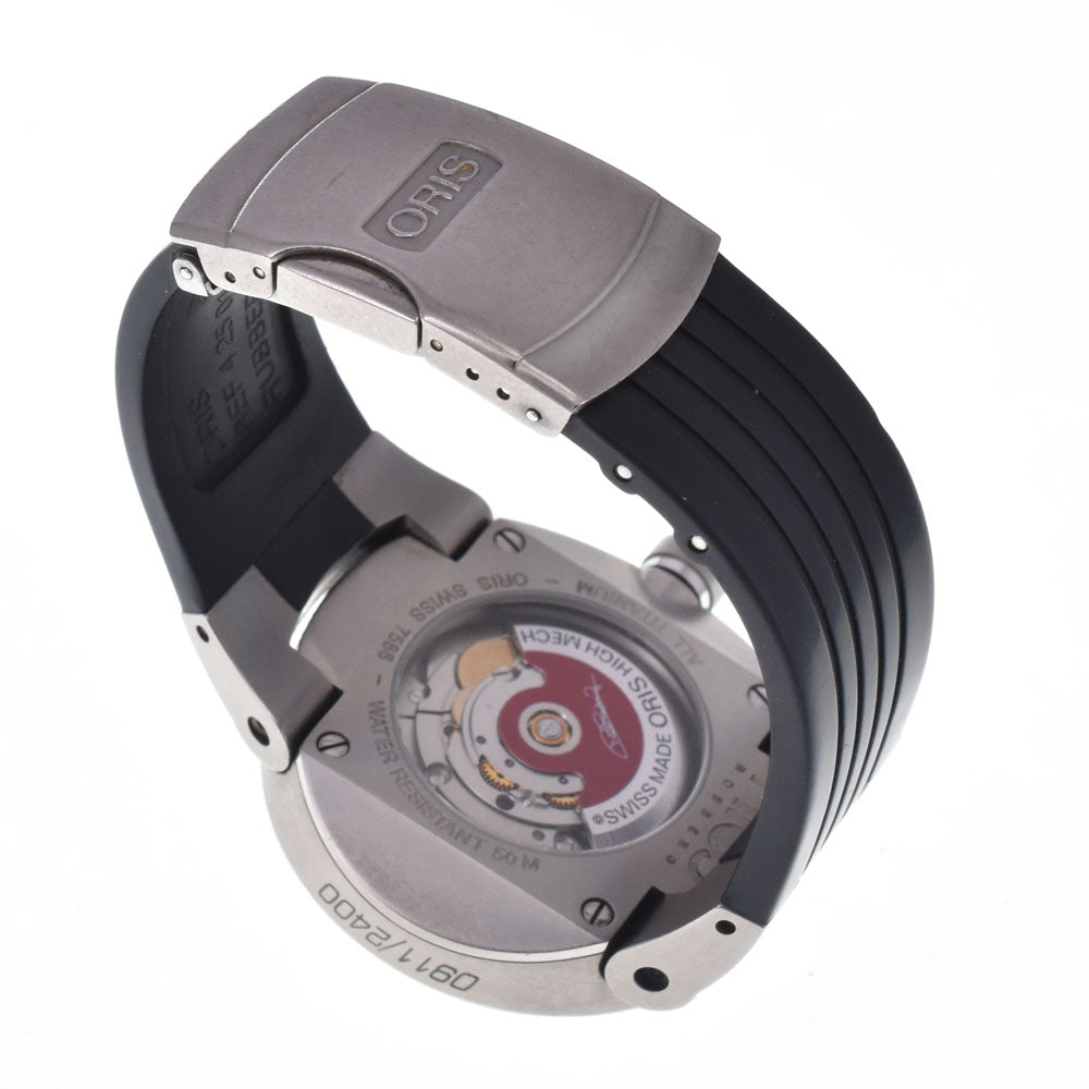 with paper ORIS Nico Rosberg 7586 Limited item black Dial Automatic Men's
 Watch J#146779