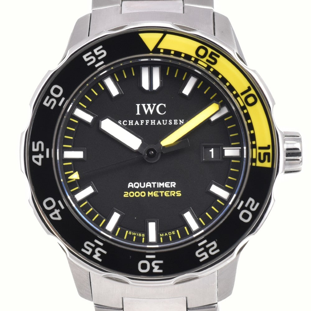 IWC SCHAFFHAUSEN Aquatimer Automatic 2000 IW356801 Date black Dial Automatic Men's
 Watch D#146782