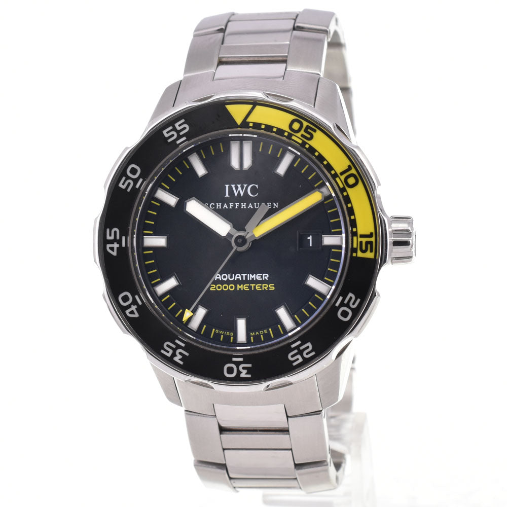 IWC SCHAFFHAUSEN Aquatimer Automatic 2000 IW356801 Date black Dial Automatic Men's
 Watch D#146782